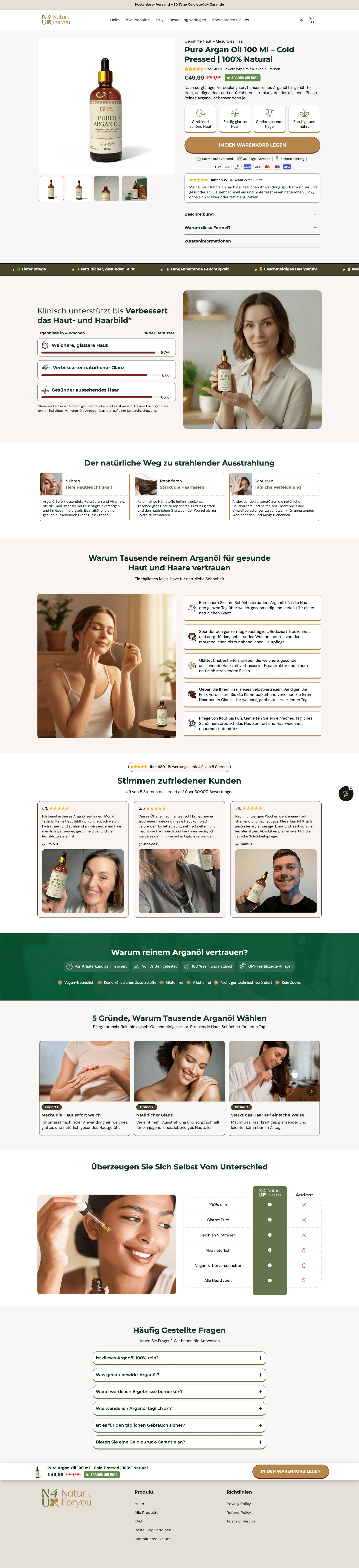 NaturForyou product pagina Amlou — conversie-geoptimaliseerd
